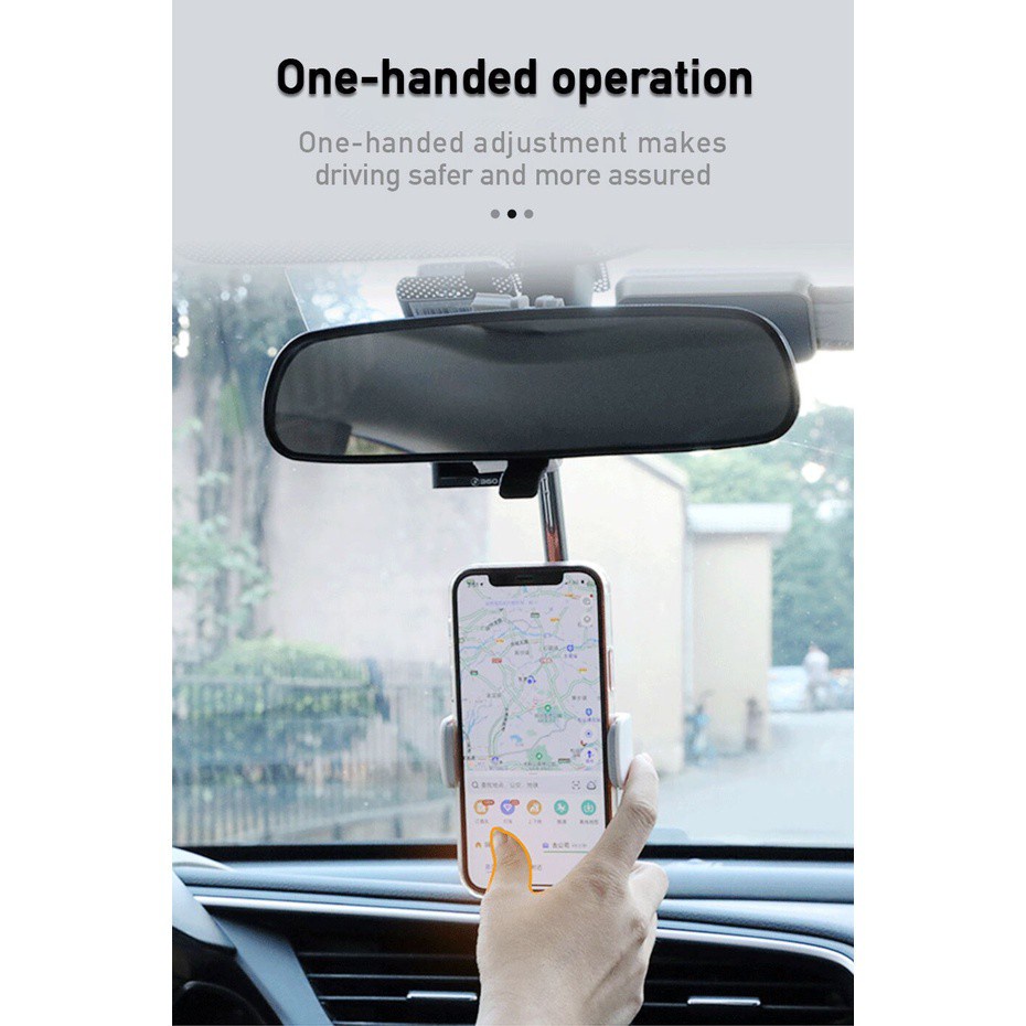 Giá đỡ điện thoại trên ô tô Giá đỡ gương chiếu hậu Giá đỡ ghế sau cho các bộ phận ô tô điện thoại di động 4.7-6.1 inch | BigBuy360 - bigbuy360.vn