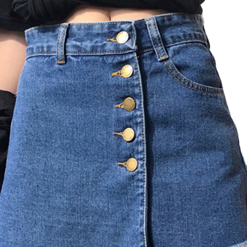 Váy jean lưng cao cho nữ | BigBuy360 - bigbuy360.vn