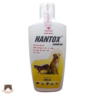 Sữa tắm hantox trị ve rận cho chó mèo
