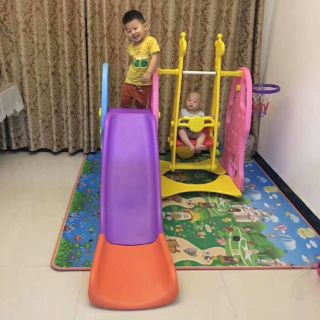 Cầu trượt xích đu cho bé