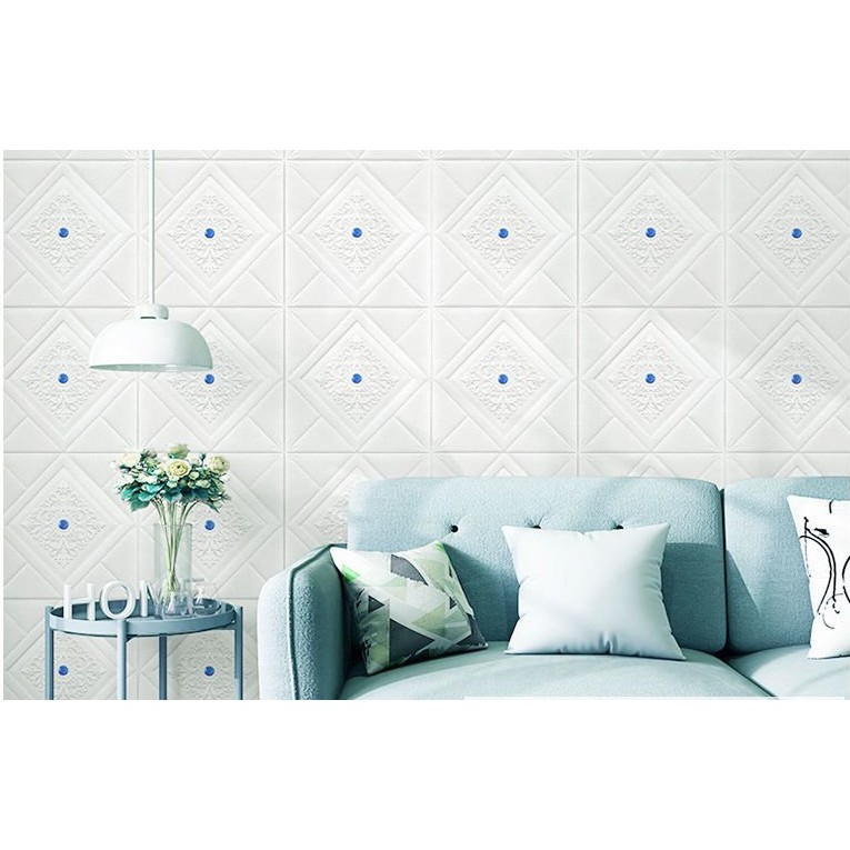 Xốp Dán Tường Hoa Văn Đính Đá Cao Cấp | BigBuy360 - bigbuy360.vn