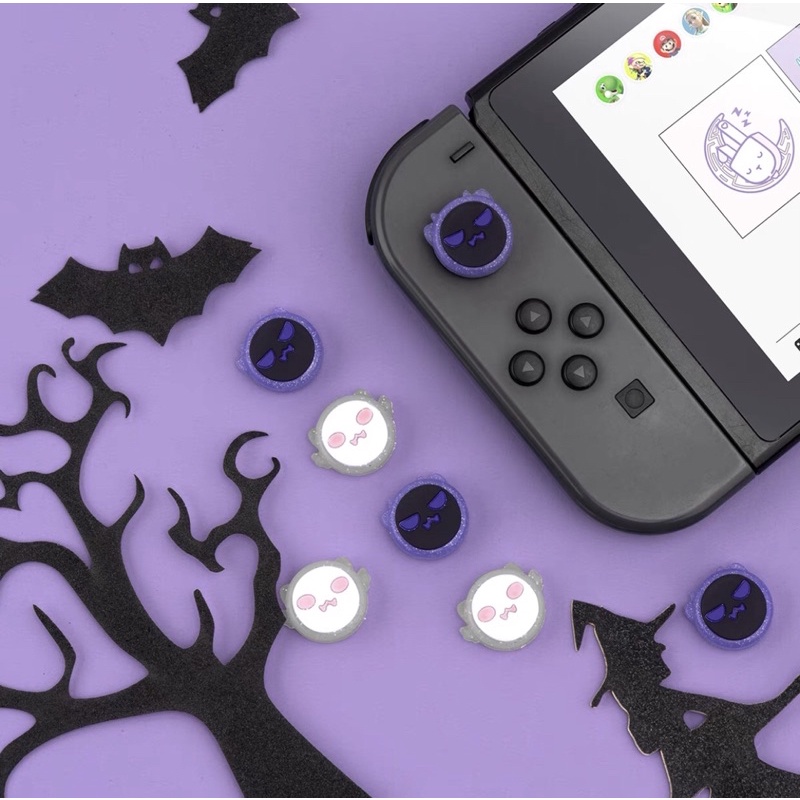Núm bọc analog Halloween hãng Geekshare cho Joy-Con - Nintendo Switch / Nintendo Switch Lite