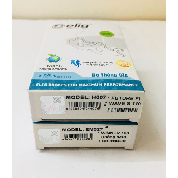 Má trước- sau ELIG (cho Future Fi, Hayate Fi, Wave S RSX RSV 110, Winner 150 Blade s110 rs110 rsx bố thắng phanh đĩa xe