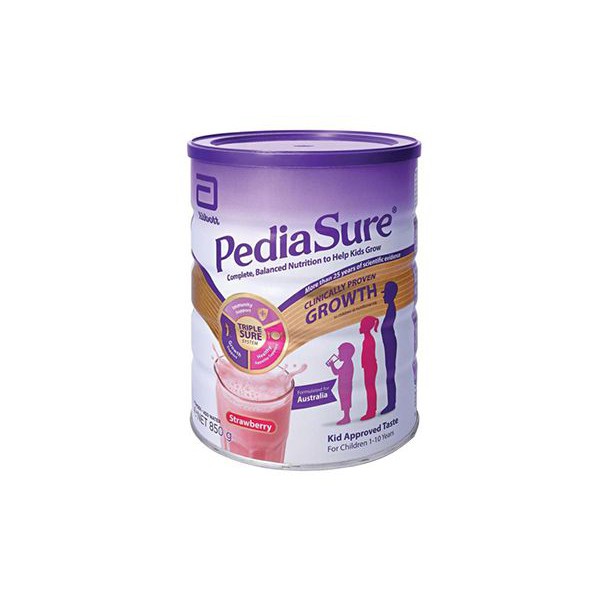 Sữa bột PediaSure hương dâu 850g của Úc