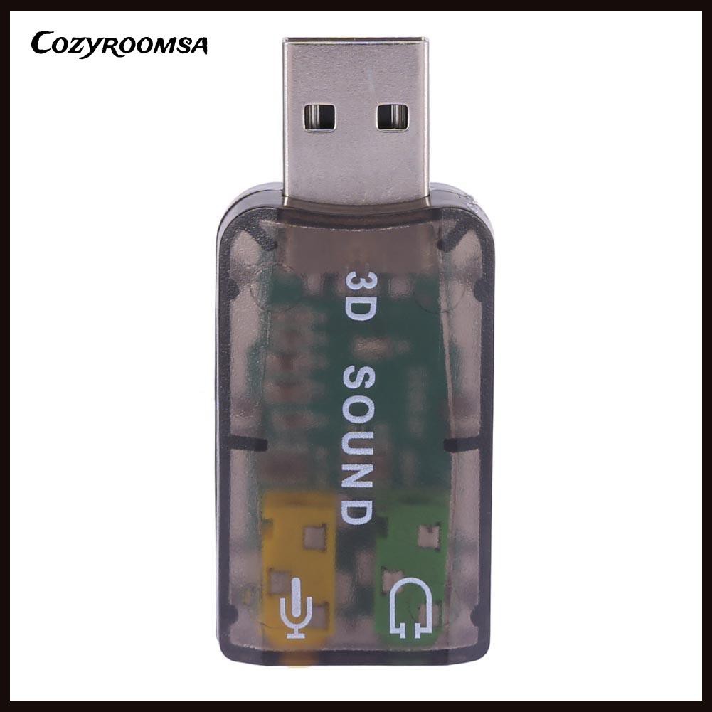 Usb Chuyển Đổi Âm Thanh 3d 5.1 Ch Cho Máy Tính Laptop Notebook | BigBuy360 - bigbuy360.vn