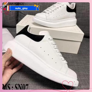 Giày Sneaker Mcq🔥Siêu Rẻ🔥 Trắng, Giày MC Queen Tăng Chiều Cao 5cm Đủ Size Nam Nữ