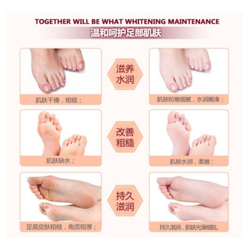 [Hàng Chuẩn]Mặt nạ dưỡng da chân Bioaqua Foot mask