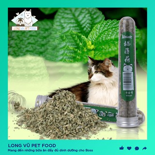 Cỏ mèo bạc hà canip dạng ống 40ml- Long Vũ Pet Food