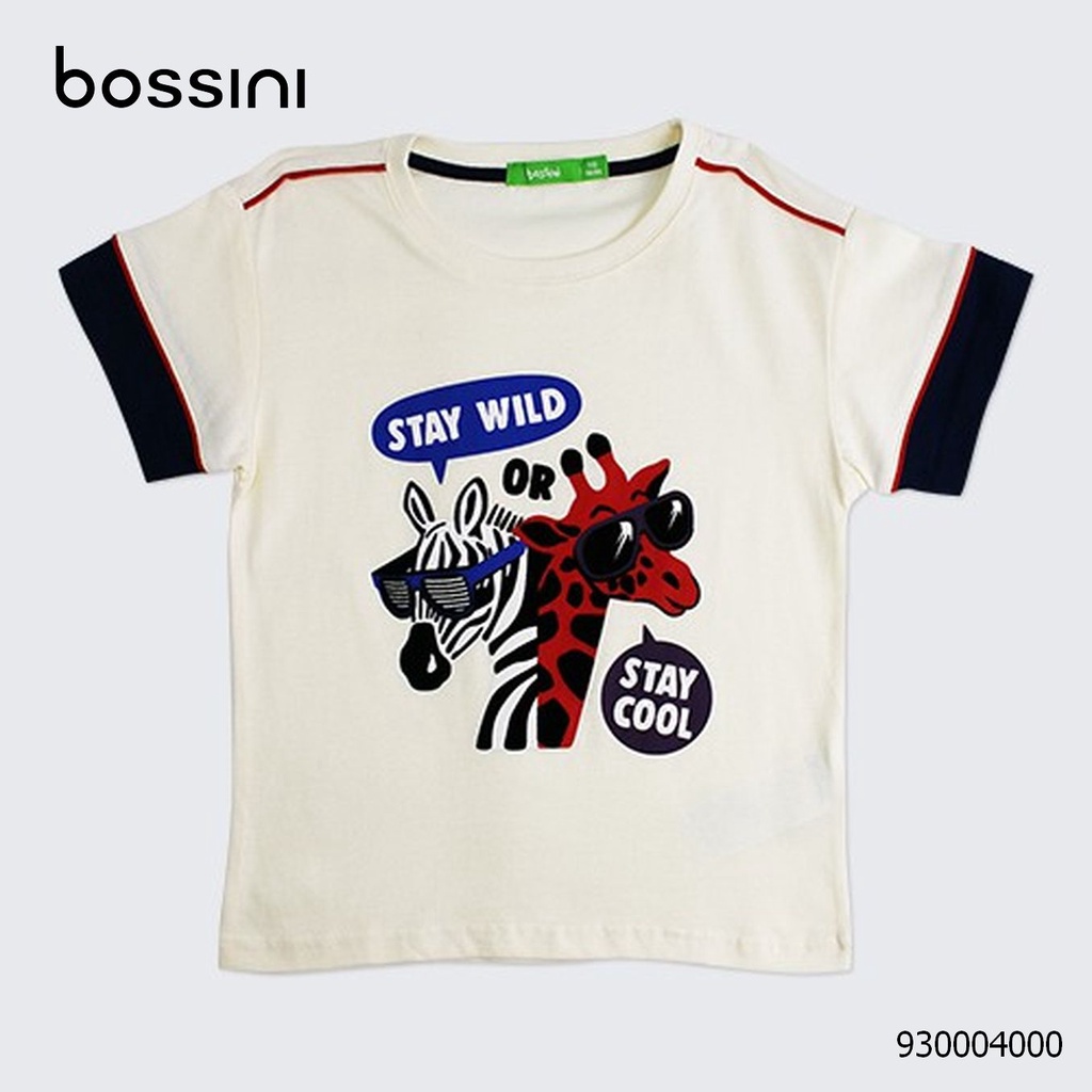 Áo thun bé trai in hình hoạt hình sinh động Bossini 930004000