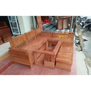 Bộ sofa gỗ sồi sfg25
