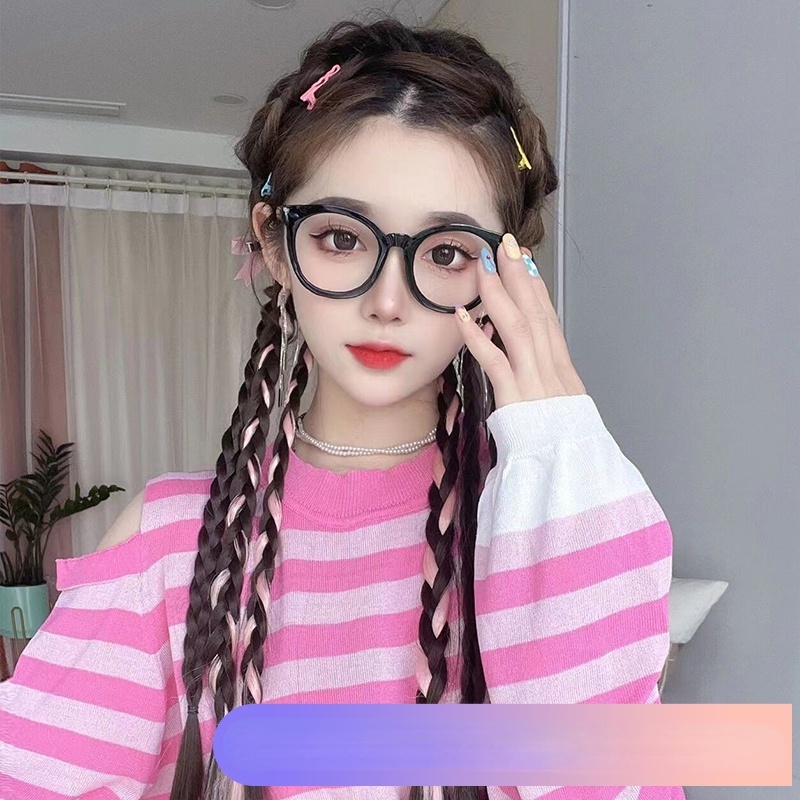 Dây Buộc Tóc Giả Thắt Bím Phong Cách Hàn Quốc Thời Trang Cho Nữ