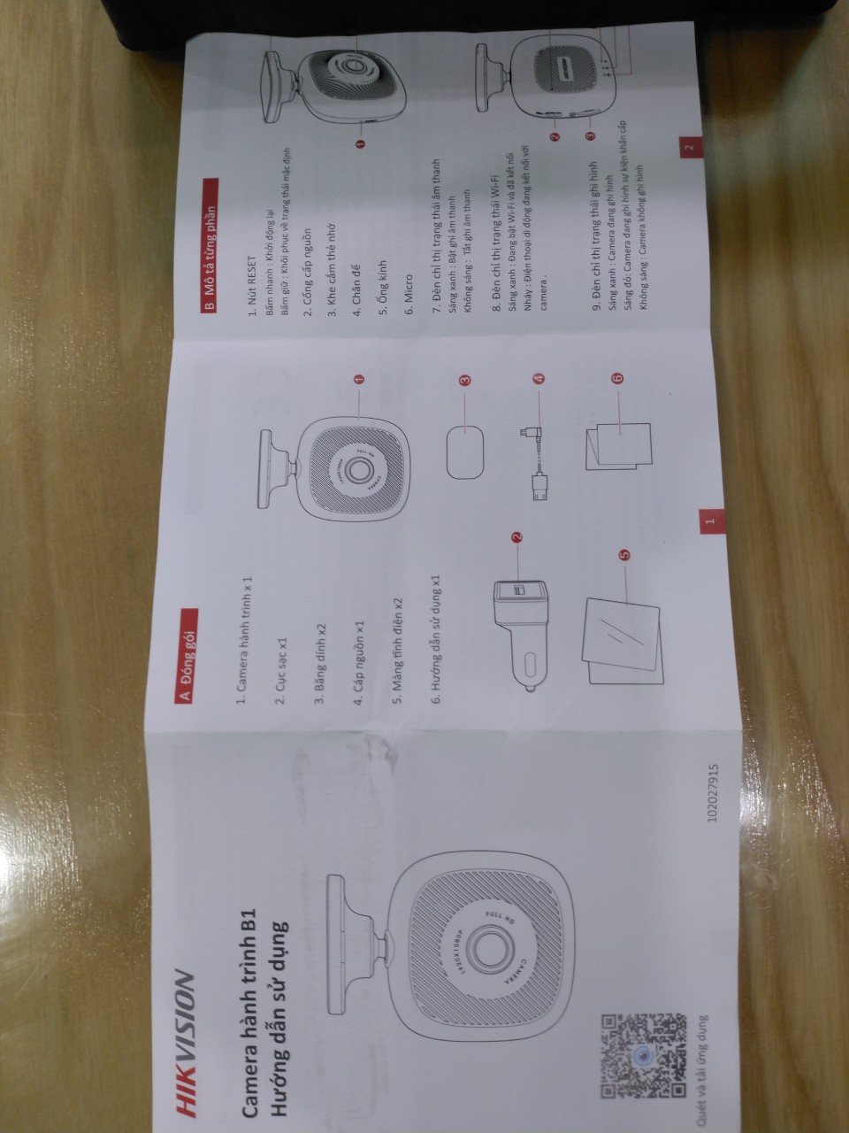 Camera hành trình B1 Hikvision - Góc siêu rộng Chất lượng hình ảnh cực đẹp cả ngày và đêm. SP chính hãng, BH 12 tháng | BigBuy360 - bigbuy360.vn