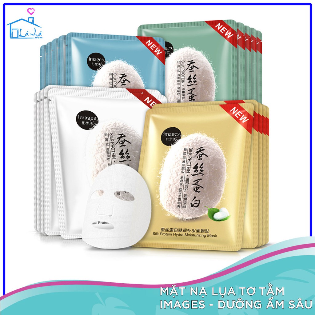 [RẺ VÔ ĐỊCH] Mặt nạ giấy dưỡng da mụn cấp ẩm thải độc kén tằm Images