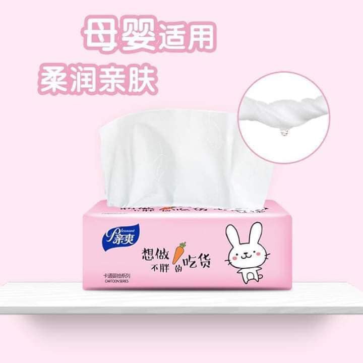 LẺ gói 100 tờ KHĂN GIẤY, GIẤY ĂN PURE SOFT