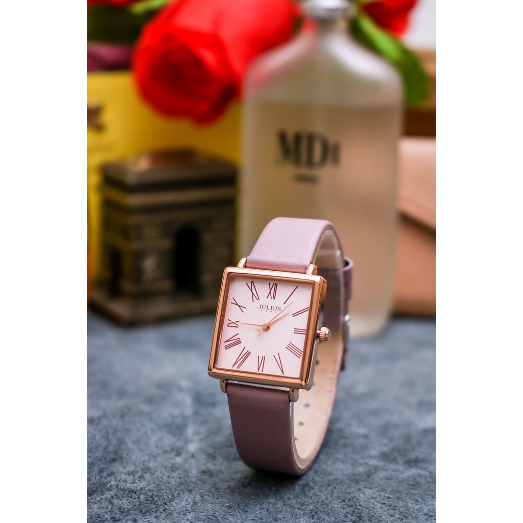 Đồng Hồ Nữ JULIUS JA-1269 dây da