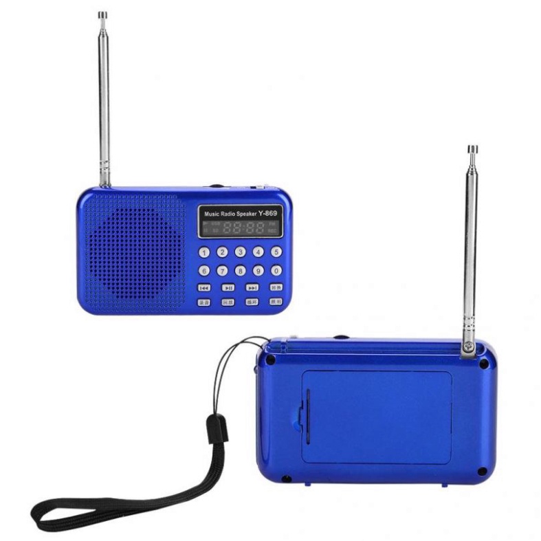 Máy radio nghe đài FM âm thanh nổi sống động có chức năng ghi âm