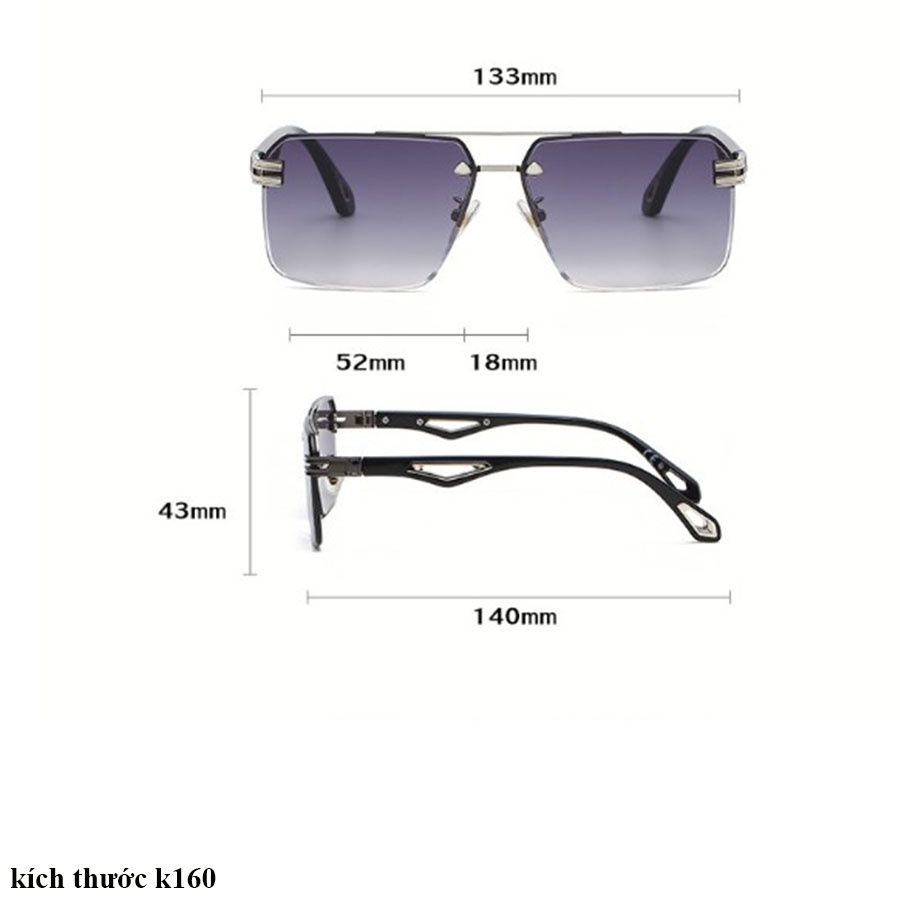 Kính Mát Nam Cao Cấp ⚜️FREE SHIP⚜️- Kính Mắt Mới Nhất Hiện Nay2022 - Hàng Unisex - Chống UV400 - Hàng Cao Cấp-