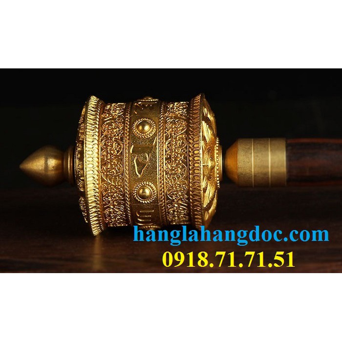 Kinh luân cầm tay 30.000 câu chú  pháp khí Phật Giáo Tây Tạng