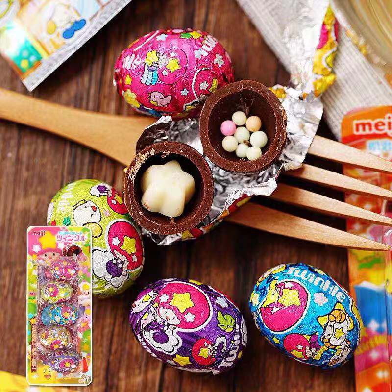 Kẹo trứng Socola Meiji Twinkle chocolate egg Nhật Bản 26g