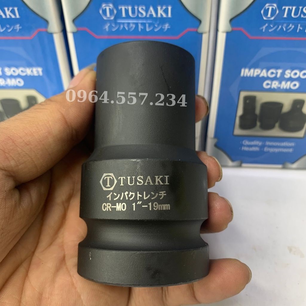 Đầu khẩu 1 inch vuông, Đầu Túy vuông Cao Cấp TUSAKI-JAPAN