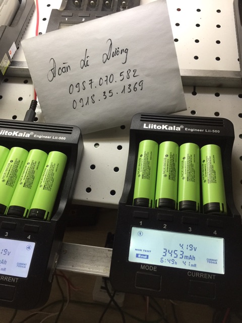 Pin 18650 panasonic 3000mAh xả 2c (5-6a) mới 100%