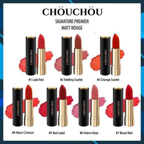 FREESHIP- Son Thỏi Chou Chou Signature Premire Matt Rouge