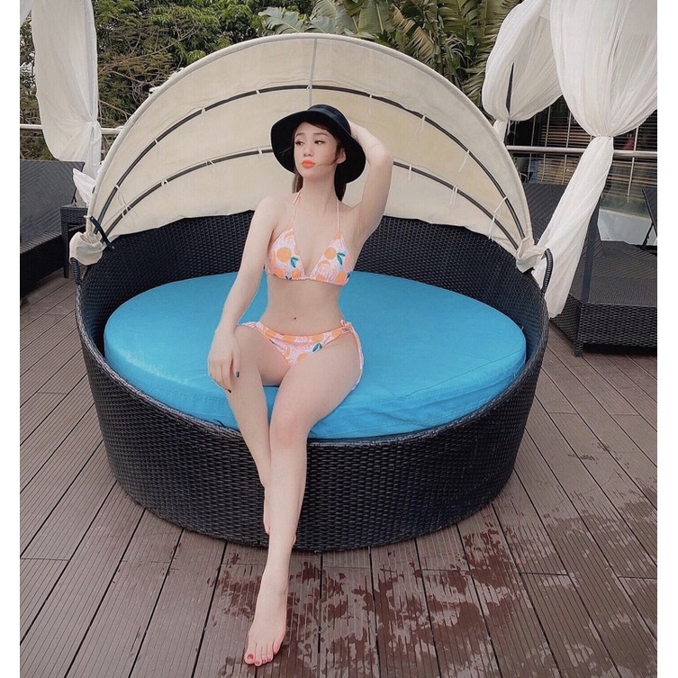 [BKN82] &lt;ÂU&gt; SET BIKINI VITAMIN C QUẢ CAM NEON