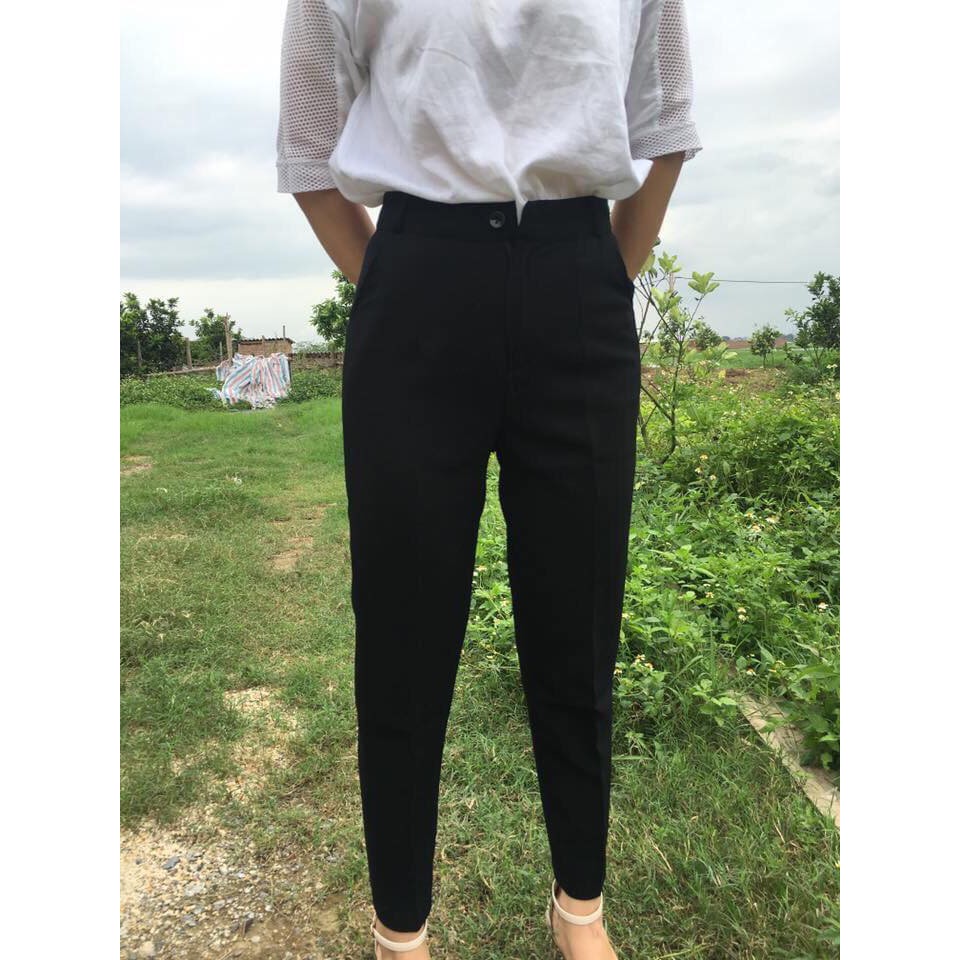 QUẦN TÂY NỮ LƯNG CAO HỌC SINH, QUẦN ÂU HỌC SINH NỮ, Màu đen có Big Size 3XL 4XL 5XL 6XL đến 80KG | WebRaoVat - webraovat.net.vn