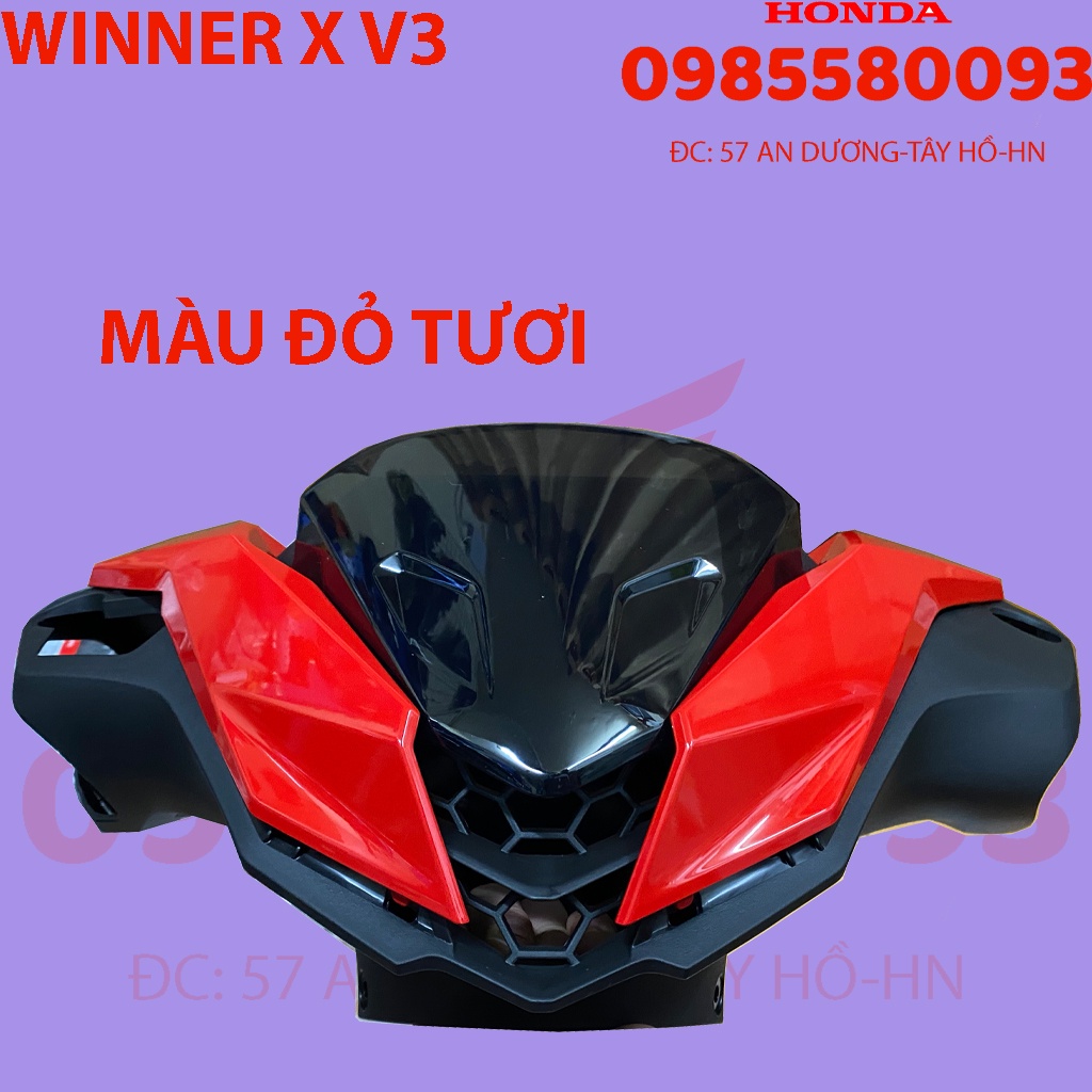 DÀN ÁO WINNER X V3 2022 MÀU ĐỎ HRC