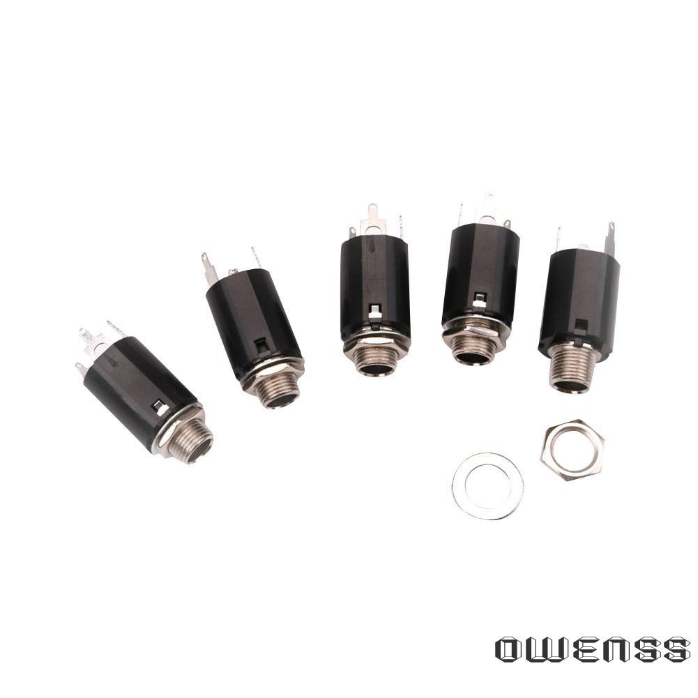 Bộ 5 Ổ Cắm Eq 6.35mm Cho Đàn Ghi Ta Điện