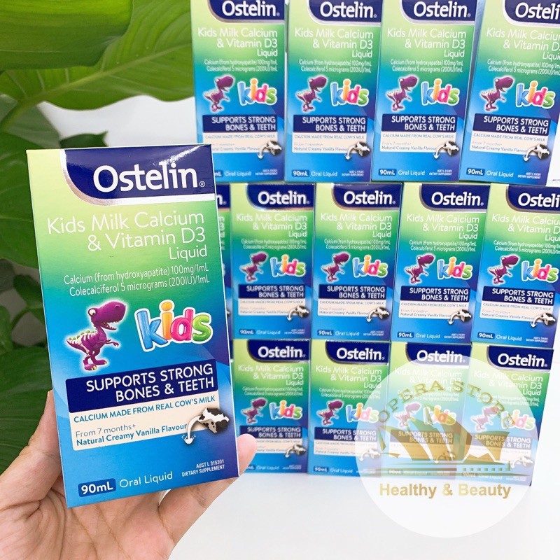 [CHẤT] Ostelin Canxi milk Vitamin D 90ml 7m=+
