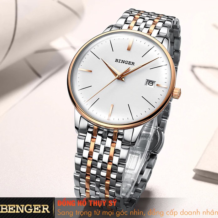Đồng Hồ Nam BENGER của Đức - Dây Thép Không Gỉ Cao Cấp | BigBuy360 - bigbuy360.vn
