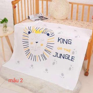 Khăn Lụa Aden Đa Năng Sợi Tre 1.1mx1.2m / Khăn tắm bé