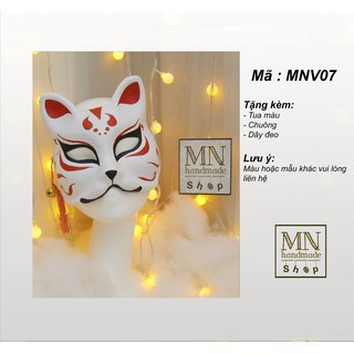 Mặt nạ cáo đã vẽ cosplay , halloween (ngẫu nhiên)