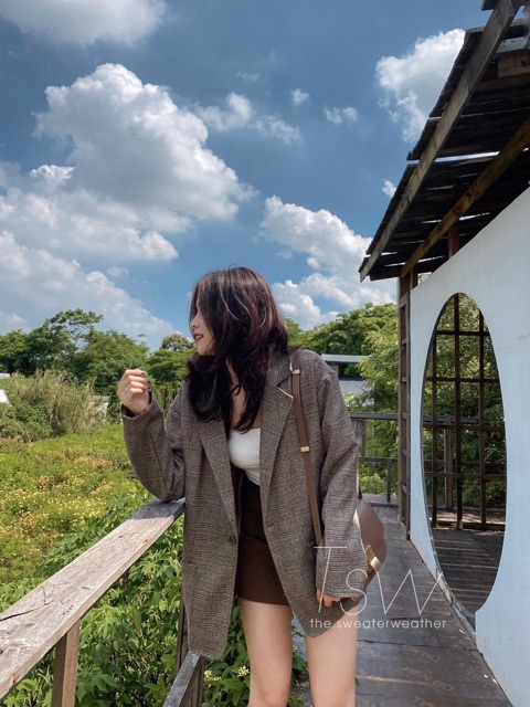 Áo BLAZERS 2 lớp kẻ,