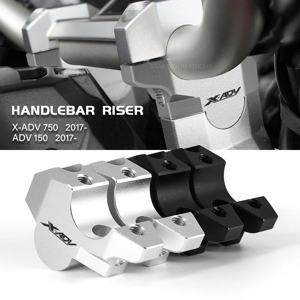 Tay Lái Xe Máy Nâng Kéo Tay Cầm Thanh Kẹp Mở Rộng Adapter Cho Xe Honda X-ADV 750 XADV750 XADV ADV 16