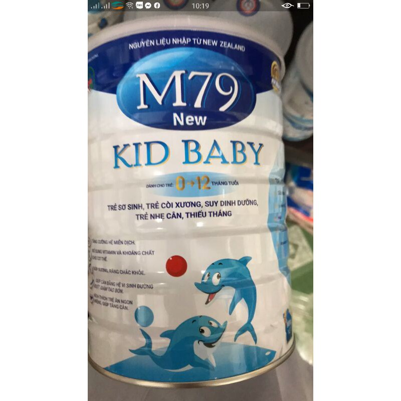 SỮA M79 KID BABY 900G