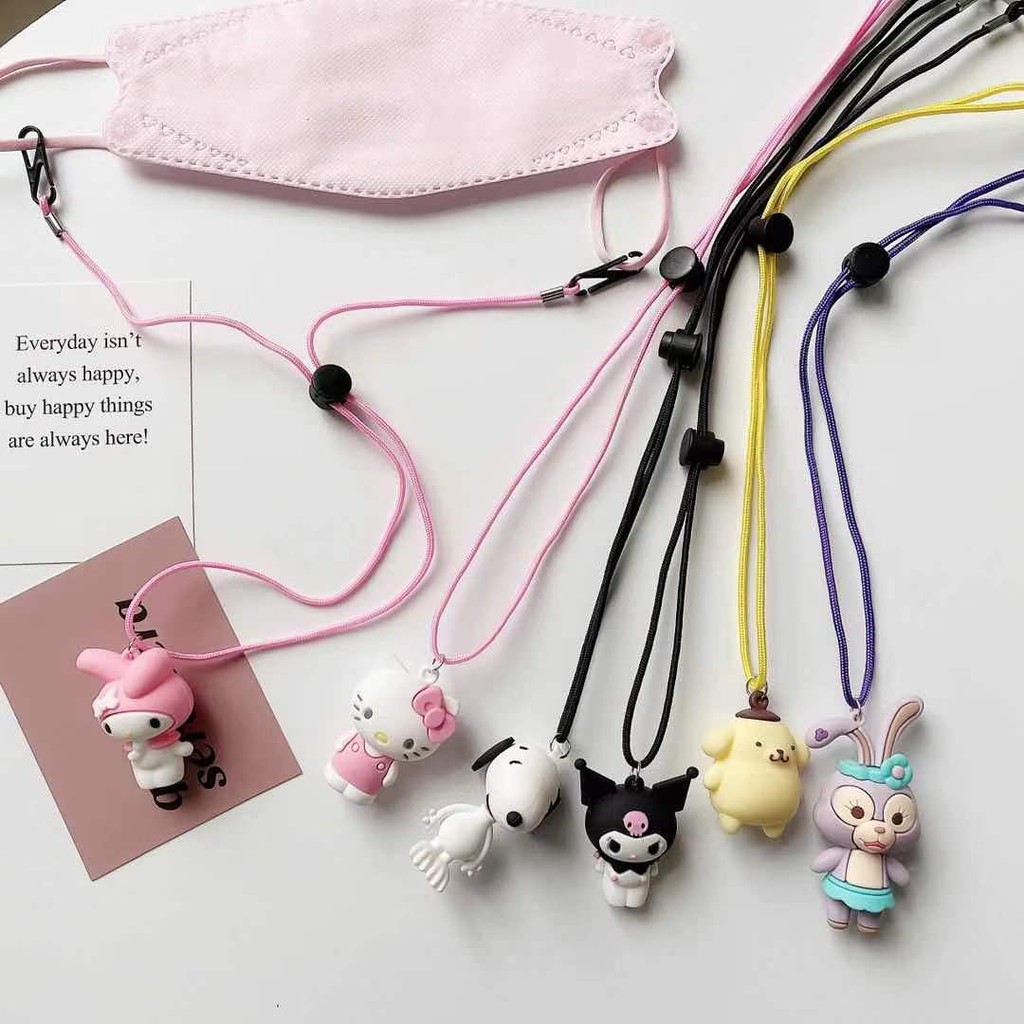 Dây đeo mắt kính bằng nhựa acrylic họa tiết Hoạt hình sáng tạo