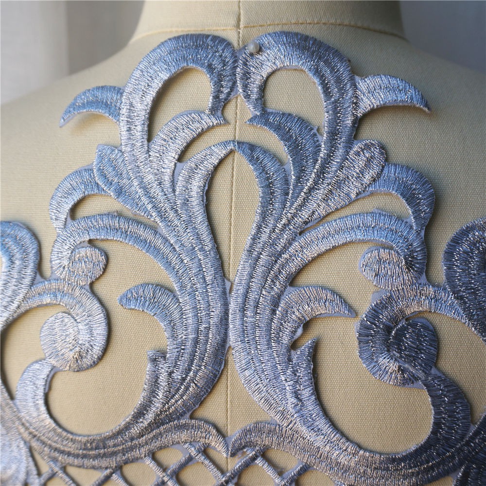 Miếng Dán Ủi Quần Áo Thêu Hoa Phong Cách baroque