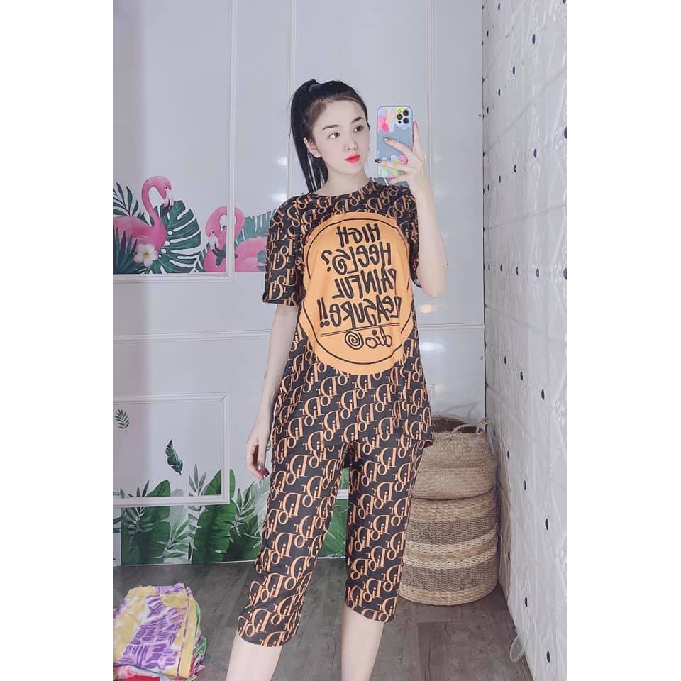 Set Thun Thái 3D Lửng Mềm Mịn - Họa Tiết Siêu Sang - SP Y Hình