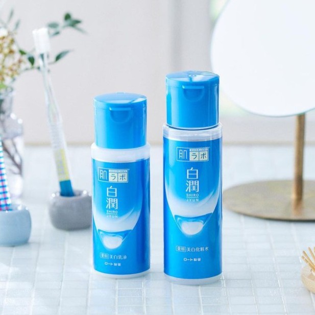 Nước Hoa Hồng Hada Labo Gokujyun Whitening Lotion Nhật Bản 170ml - Màu Xanh