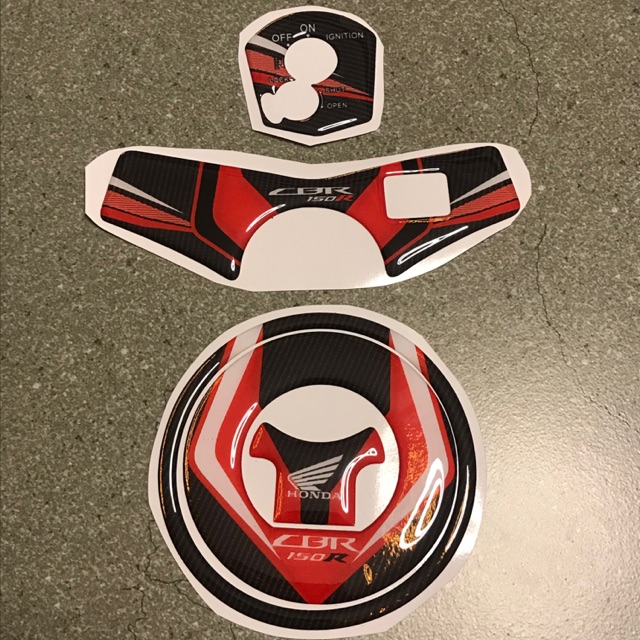 Bộ 3 tem nổi dán cho CBR150 fi 2011 - 2019