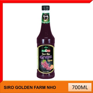 Siro golden farm nho chai nhựa 700ml