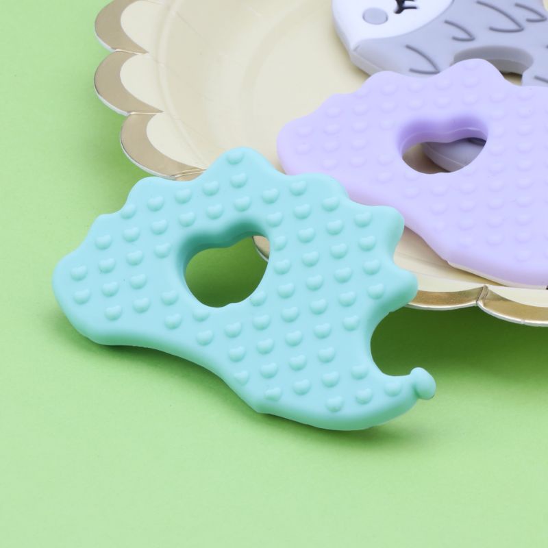 Đồ Chơi Gặm Nướu Hình Nhím Bằng Silicone Không BPA Dành Cho Trẻ Em