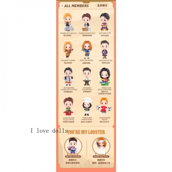 Búp Bê POP MART Dễ Thương Dòng Friends Reunion