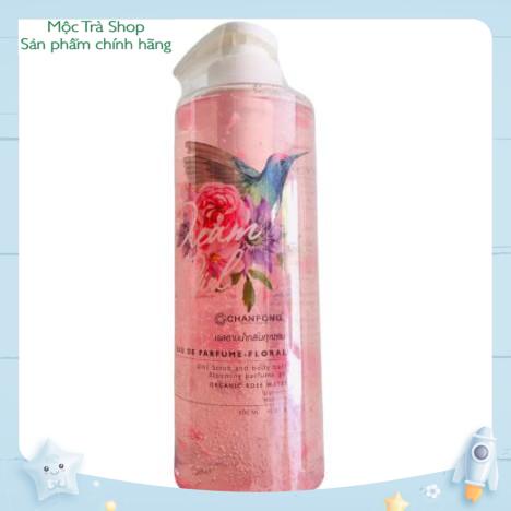 CHÍNH HÃNG - Sữa tắm trắng da hương nước hoa có cánh hoa tươi Thái Lan CHANFONG - Dream Girl 850ml + 500ml