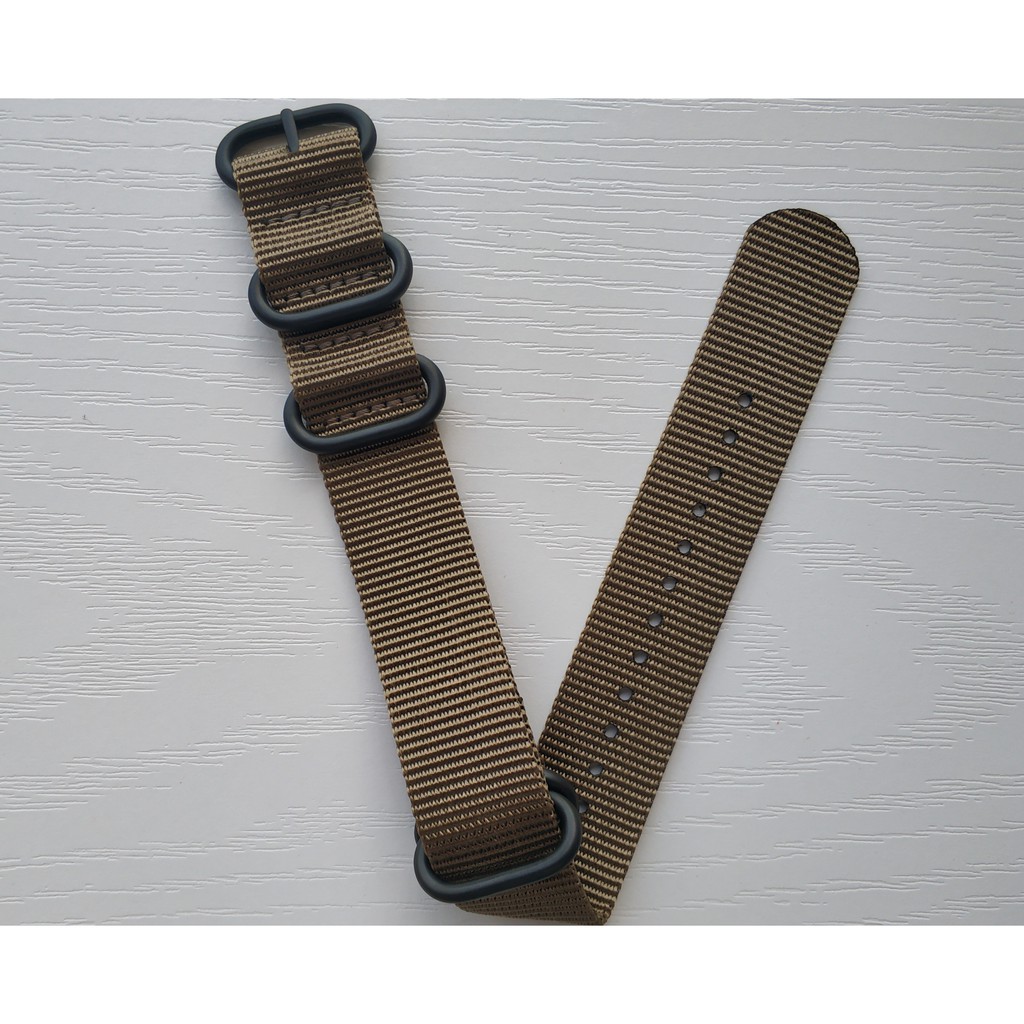 Dây Đeo Vải Dù 20mm 16 / 18 / 19 / 21 / 23 / 26mm