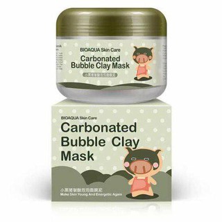 Mặt nạ sủi bọt thải độc làm sạch sâu Bioaqua Carbonated Bubble Clay Mask