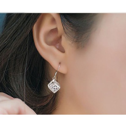Bông tai mạ bạc 925 nguyên chất đính ngọc trai nhân tạo nhiều kiểu dáng độc đáo phong cách Hàn Quốc