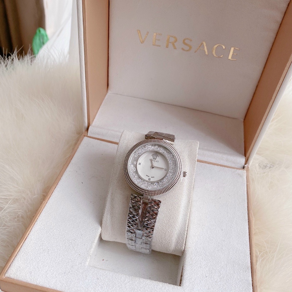 Đồng Hồ VERSACE Nữ , dây thép đúc đặc , mặt kính chống xước , cao cấp , bảo hành 12 tháng